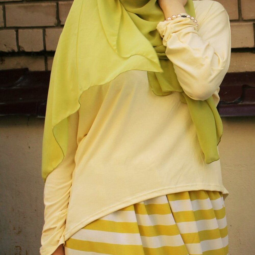 Kamaal Bat Sleeve Top, Beige View 6